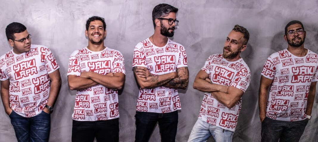Sócios Yaki Delivery. Da esquerda para direita Diogo Almeida, Ian Lucas, Igor Góes, Nenel Rebouças e Iury Ceo